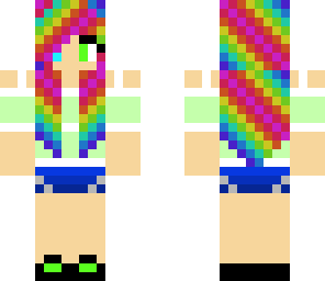 rainbow hair