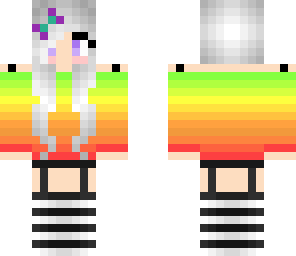 pretty rainbow girl