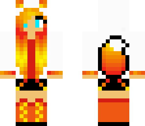 girl fire fox
