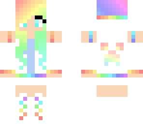 sunken rainbow girl