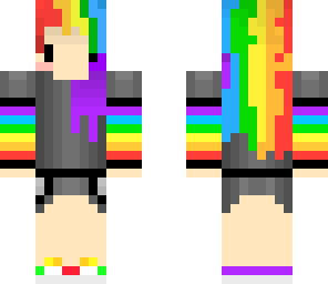 rainbow girl