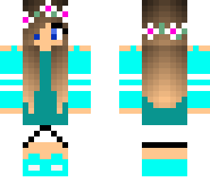 blue summer girl