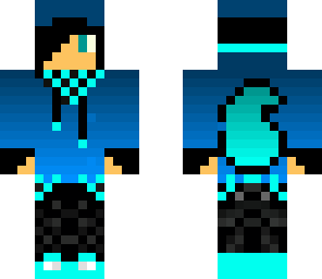 blue fox boy with hat and headphones