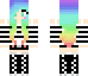 cute rainbow girl