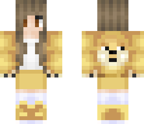 cute dogey girl skin