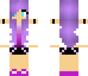 hot  purple girl