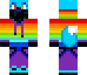 rainbow wolf