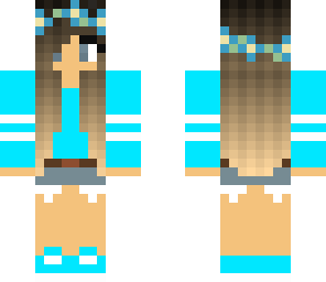 blue girl