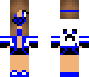 dip dye blue and black gangsta