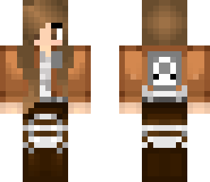 attack on titan girl skin