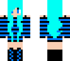 blue girl