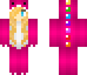 pink dino girl