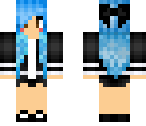 blue hair ldshadowlady changed eyes