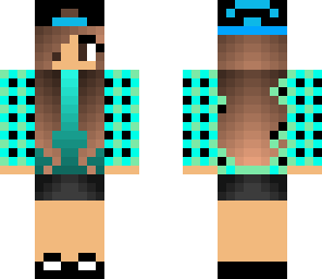 blue plaid girl