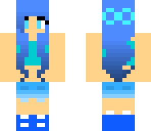 cute blue girl