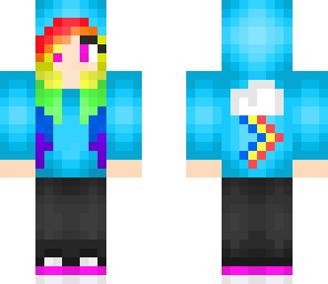 human rainbow dash