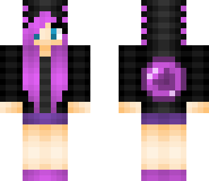 purple ender pearl girl