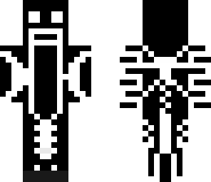 black white