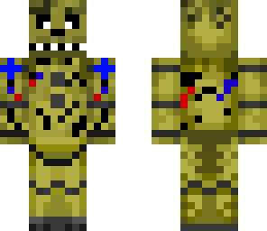 spring trap with some blue