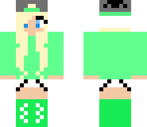 slime hoddie girl