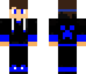 cool blue guy skin