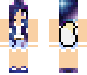 galaxy wolf girl