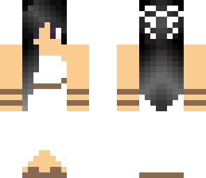 girl in a white dress