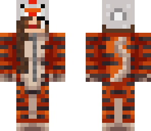 tiger and chicken