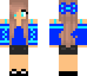 cute blue girl