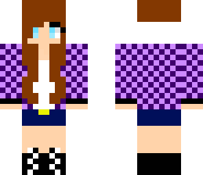 checkered shirt girl