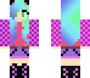 edited rainbow girl