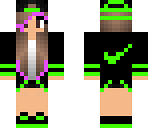 green nike girl