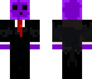 purple slime in tux