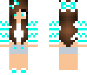 neon blue sailor rainbow girl