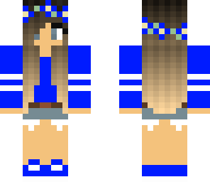 blue girl