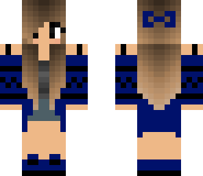 blue girl