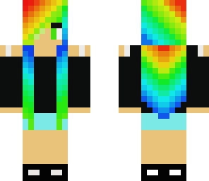 rainbow girl