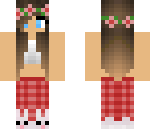Cute Girl Pajamas  Minecraft Skin