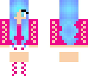 pink white and blue
