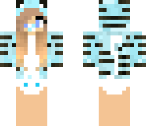 blue baby tiger girl