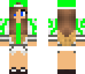green tomboy girl