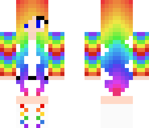 rainbow girl
