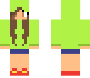 chica de verde 