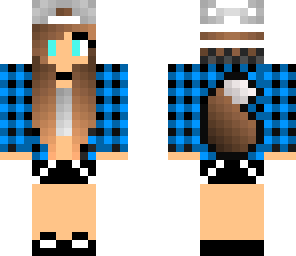 blue farm wolf girl