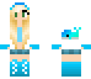 cute whale girl