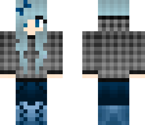 cute blue girl