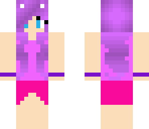 purple cat girl