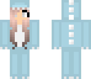 blue dinosoar girl