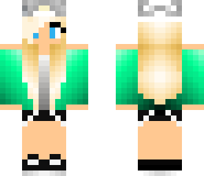 green tomboy girl