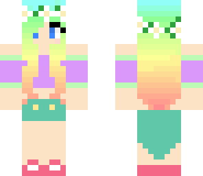 cute rainbow girl